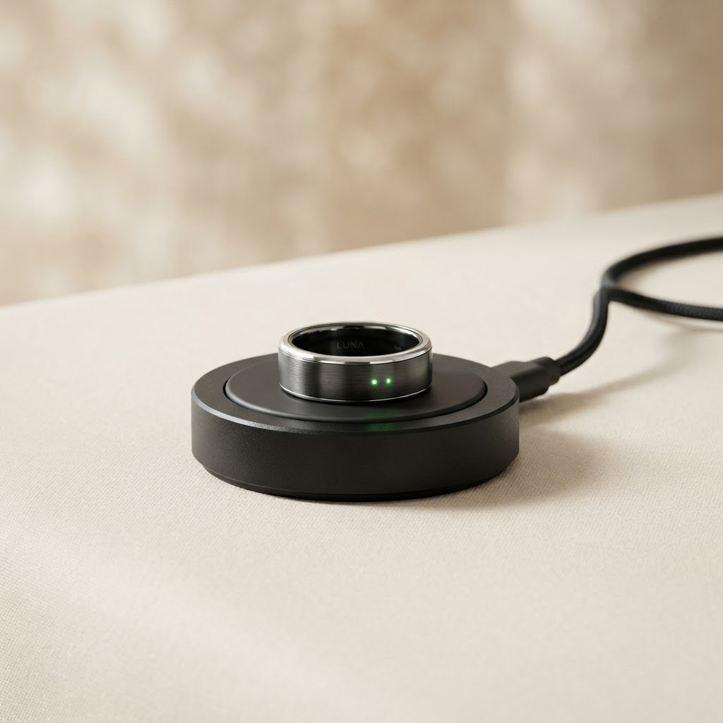 Voltery Nova magnetic charging dock with smart ring